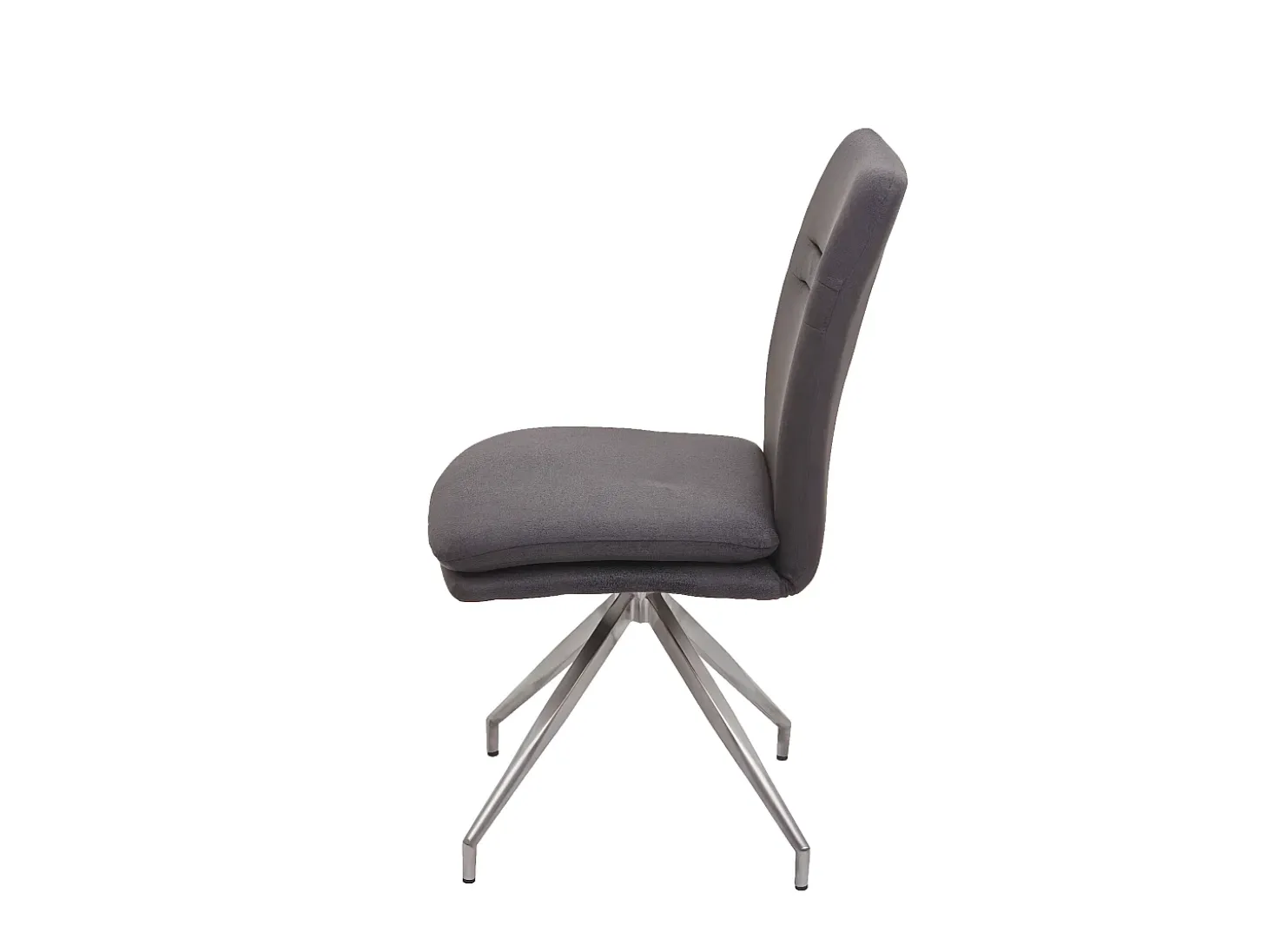 Silla de comedor MCW-H70, gris-marrón