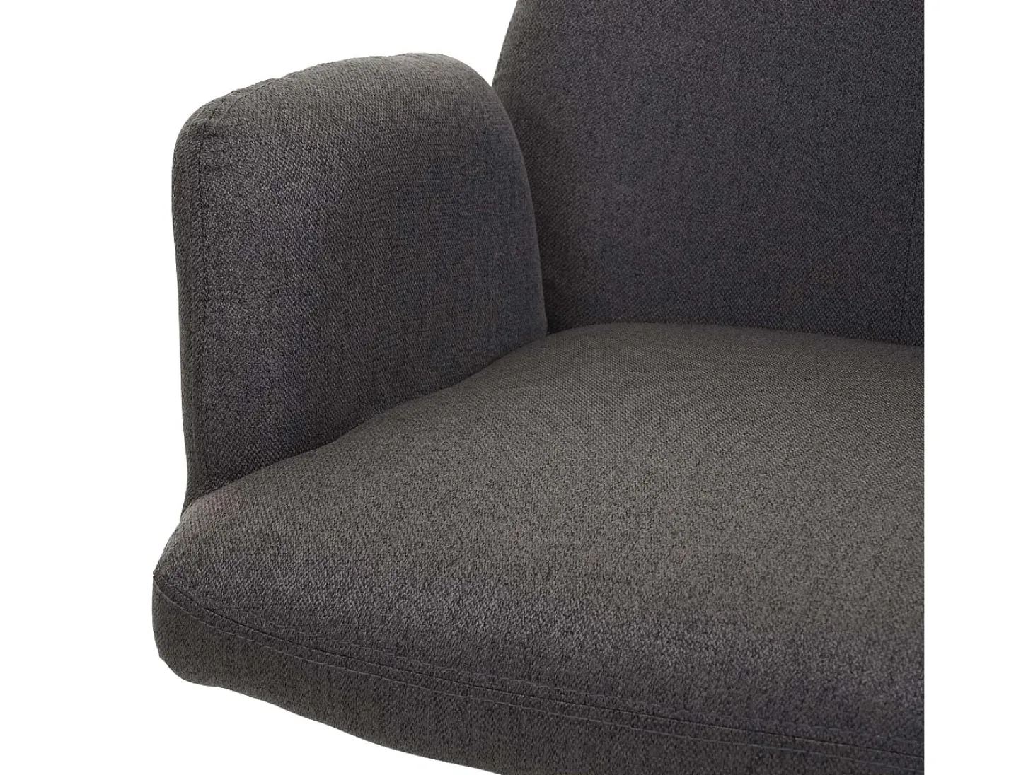 Silla de comedor MCW-H71, gris-marrón