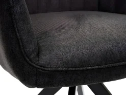 Silla de comedor MCW-H73, gris-marrón