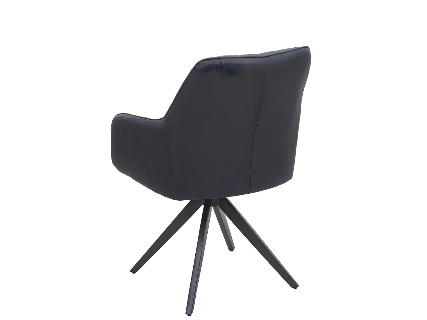 Silla de comedor MCW-H73 (juego de 6), gris oscuro