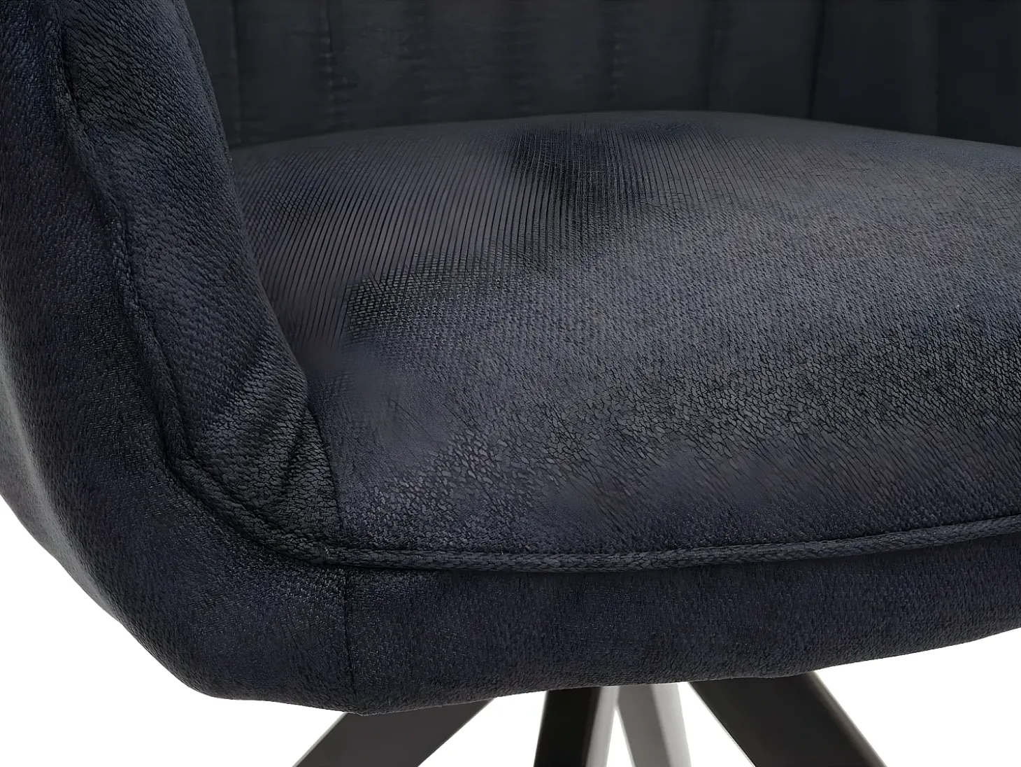 Silla de comedor MCW-H73 (juego de 6), gris oscuro