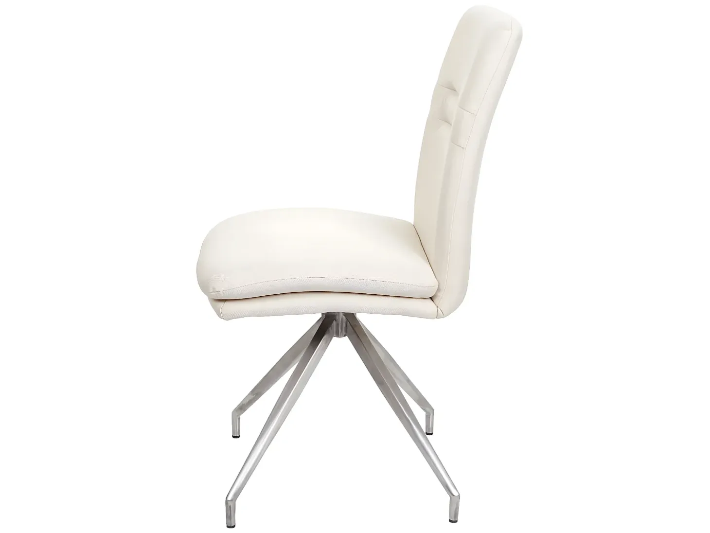 Silla de comedor MCW-H70 (set de 2), crema-beige