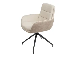 Silla de comedor MCW-K32, crema-beige