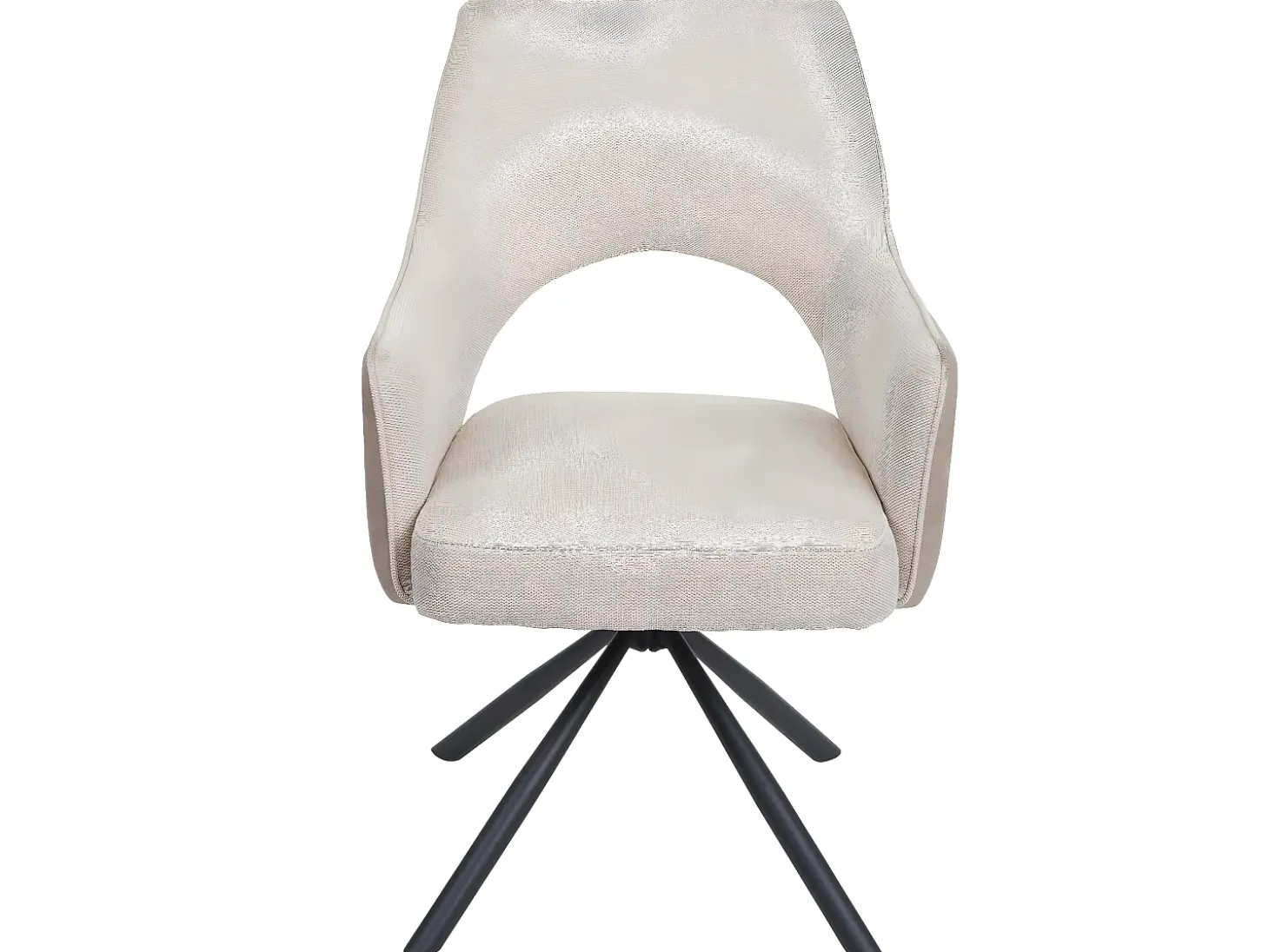 Silla de comedor MCW-K3, crema