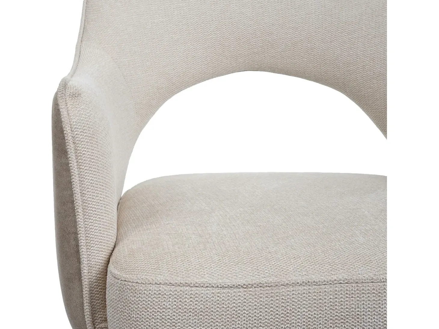 Silla de comedor MCW-K3, crema