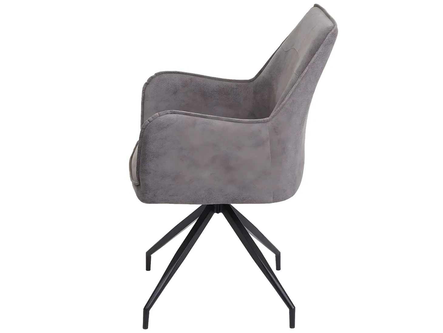 Silla de comedor MCW-K15, gris oscuro