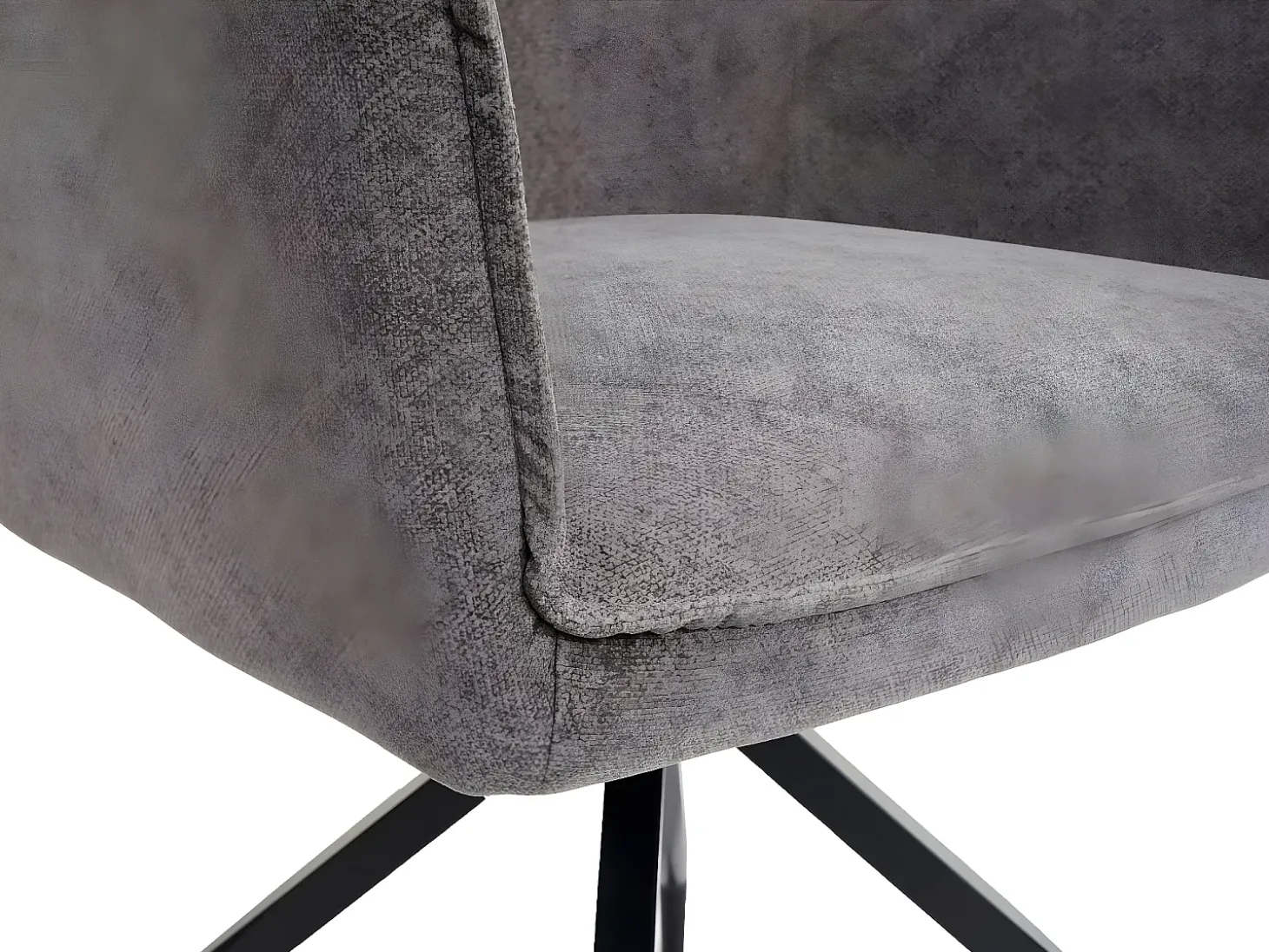 Silla de comedor MCW-K15, gris oscuro