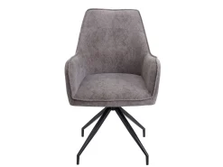 Silla de comedor MCW-K15, gris oscuro