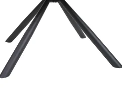 Silla de comedor MCW-K3, pana gris oscuro