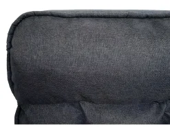 Silla de comedor MCW-K40, tela/textil gris oscuro