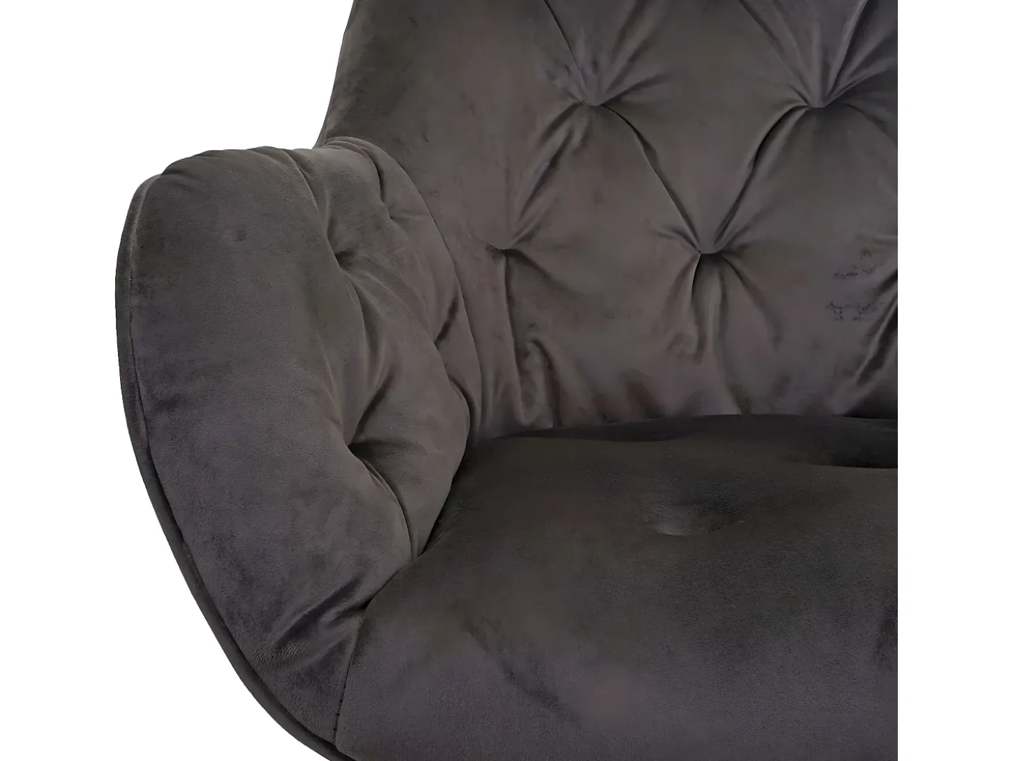 Silla de comedor MCW-K26 (juego de 6), terciopelo, marrón claro