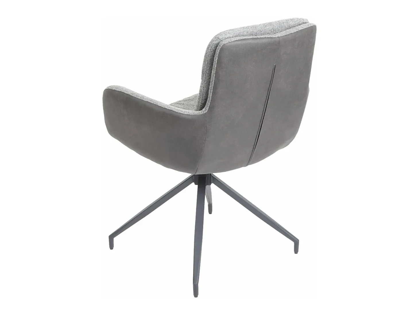 Silla de comedor MCW-K32 (juego de 6), gris-gris oscuro