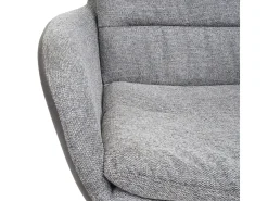 Silla de comedor MCW-K32 (juego de 6), gris-gris oscuro
