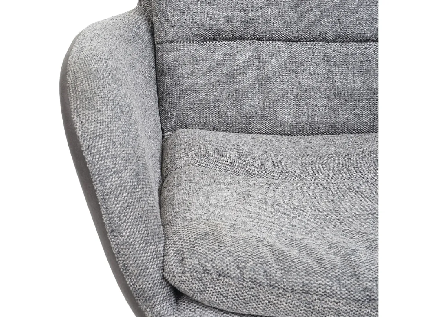 Silla de comedor MCW-K32 (juego de 6), gris-gris oscuro