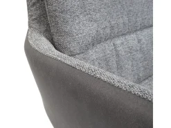 Silla de comedor MCW-K32 (juego de 6), gris-gris oscuro