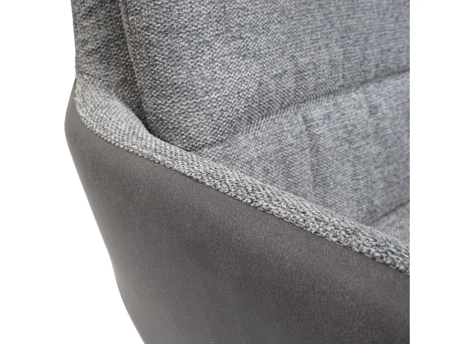 Silla de comedor MCW-K32 (juego de 6), gris-gris oscuro