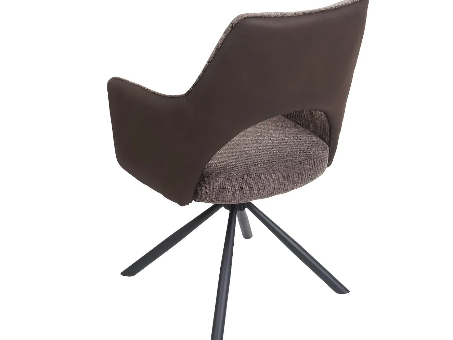Silla de comedor MCW-K30 (juego de 6), marrón-marrón oscuro