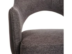 Silla de comedor MCW-K30 (juego de 6), marrón-marrón oscuro