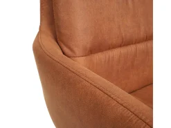 Silla de comedor MCW-K32 (juego de 6), aspecto ante marrón