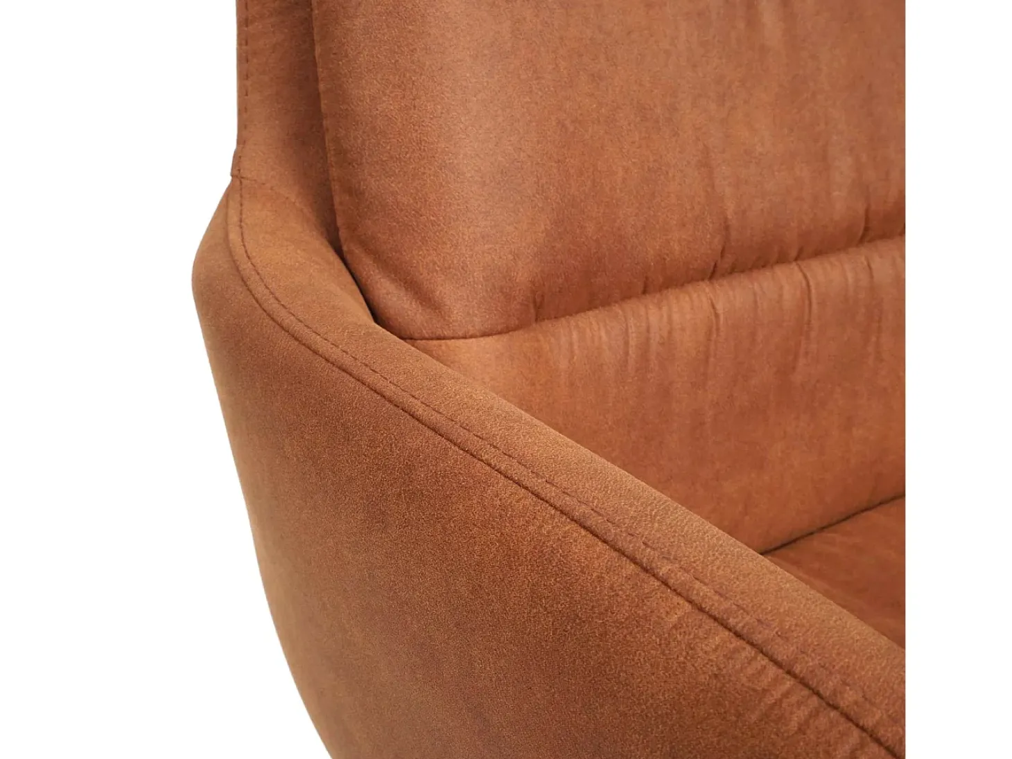 Silla de comedor MCW-K32 (juego de 6), aspecto ante marrón