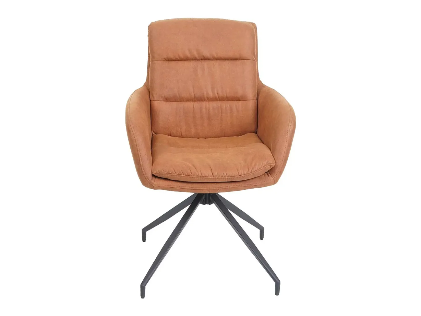Silla de comedor MCW-K32 (juego de 6), aspecto ante marrón