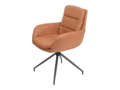 Silla de comedor MCW-K32 (juego de 6), aspecto ante marrón