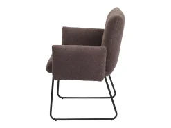 Silla de comedor MCW-K34 (juego de 6), marrón