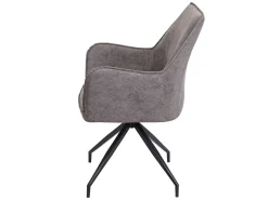 Silla de comedor MCW-K15 (juego de 6), gris oscuro