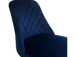 Silla de comedor MCW-K25 (set de 2), azul