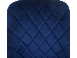 Silla de comedor MCW-K25 (set de 2), azul