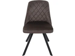 Silla de comedor MCW-K25 (set de 2), marrón oscuro