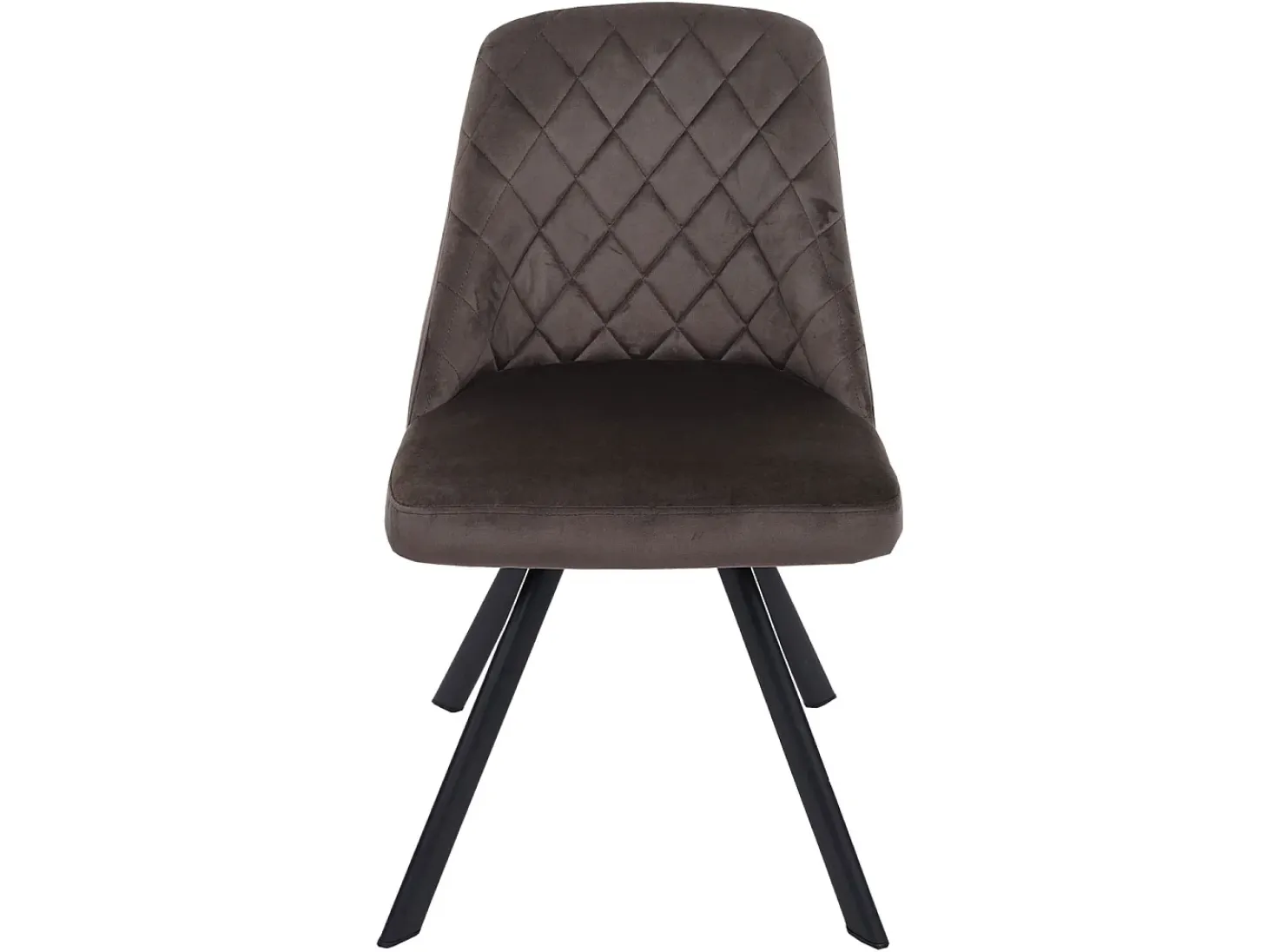 Silla de comedor MCW-K25 (set de 2), marrón oscuro