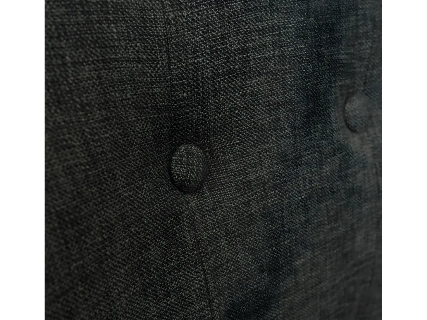 Silla de comedor MCW-L92, tela/textil gris oscuro