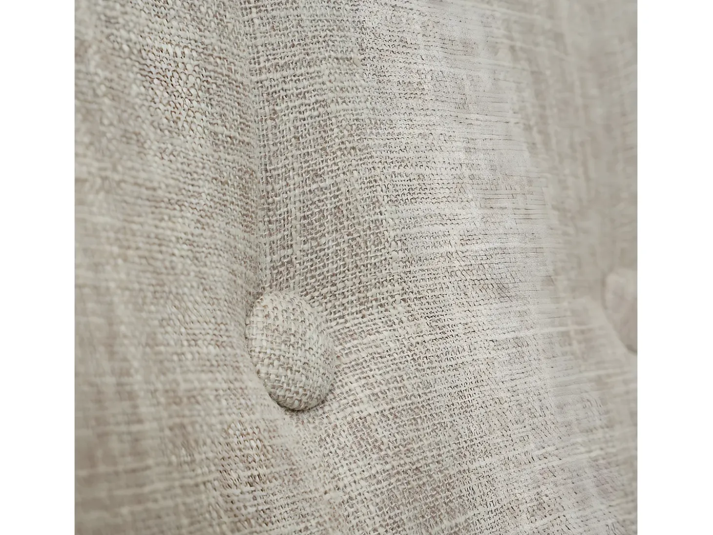 Silla de comedor MCW-L92, textil crema
