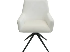 Silla de comedor MCW-L91 (juego de 6), crema-beige