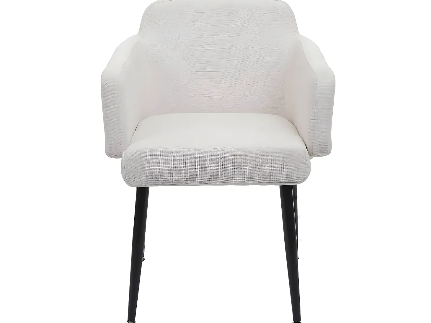 Silla de comedor MCW-L13 (juego de 6), blanco-crema