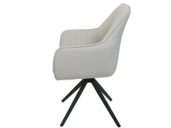 Silla de comedor MCW-L79 (juego de 6), crema-beige