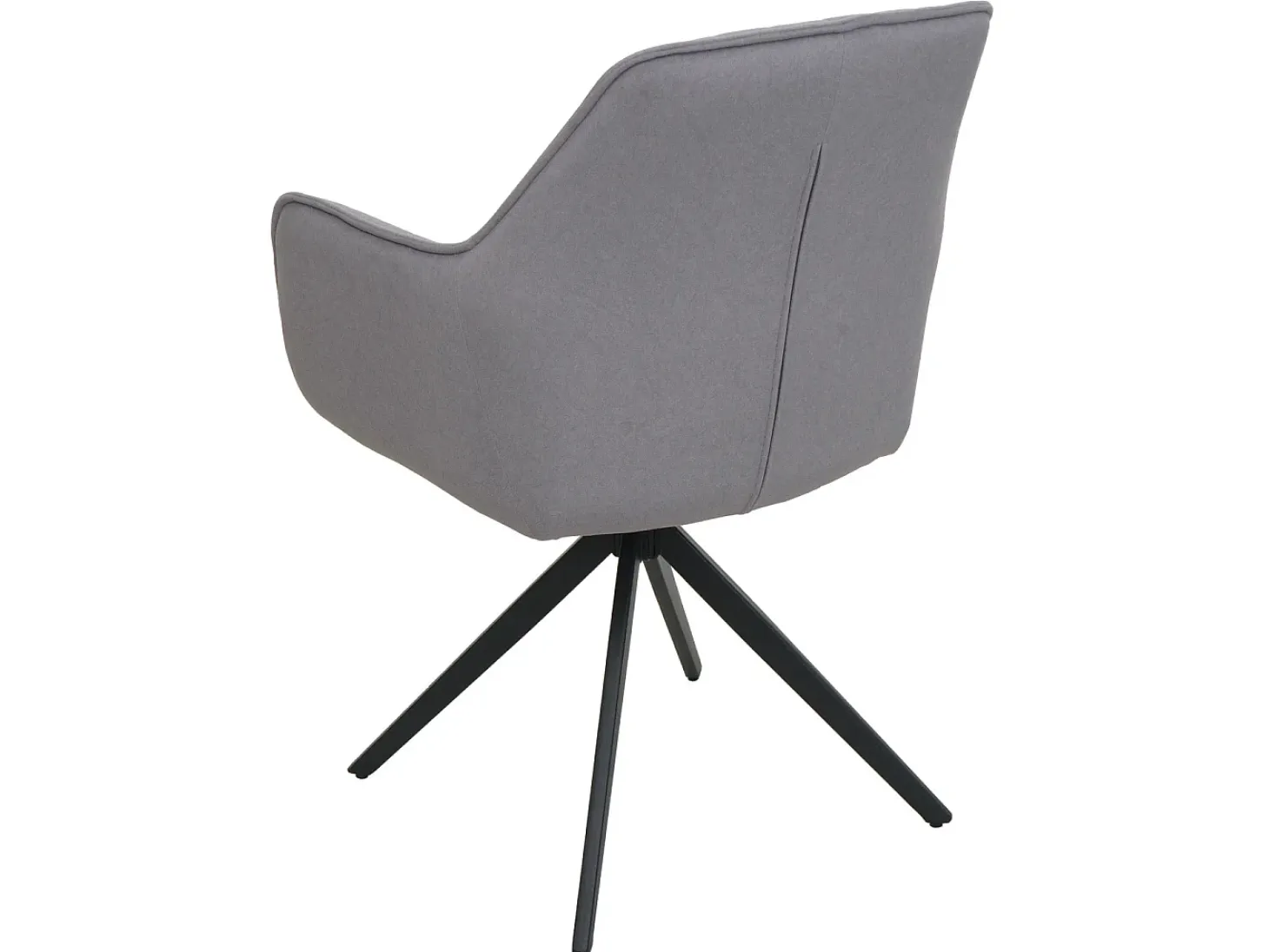 Silla de comedor MCW-L79 (set de 2), gris claro