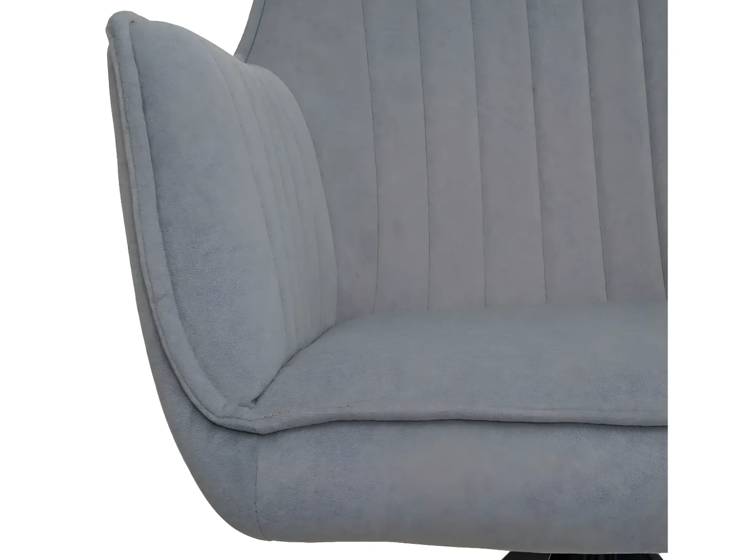 Silla de comedor MCW-L79 (set de 2), gris claro
