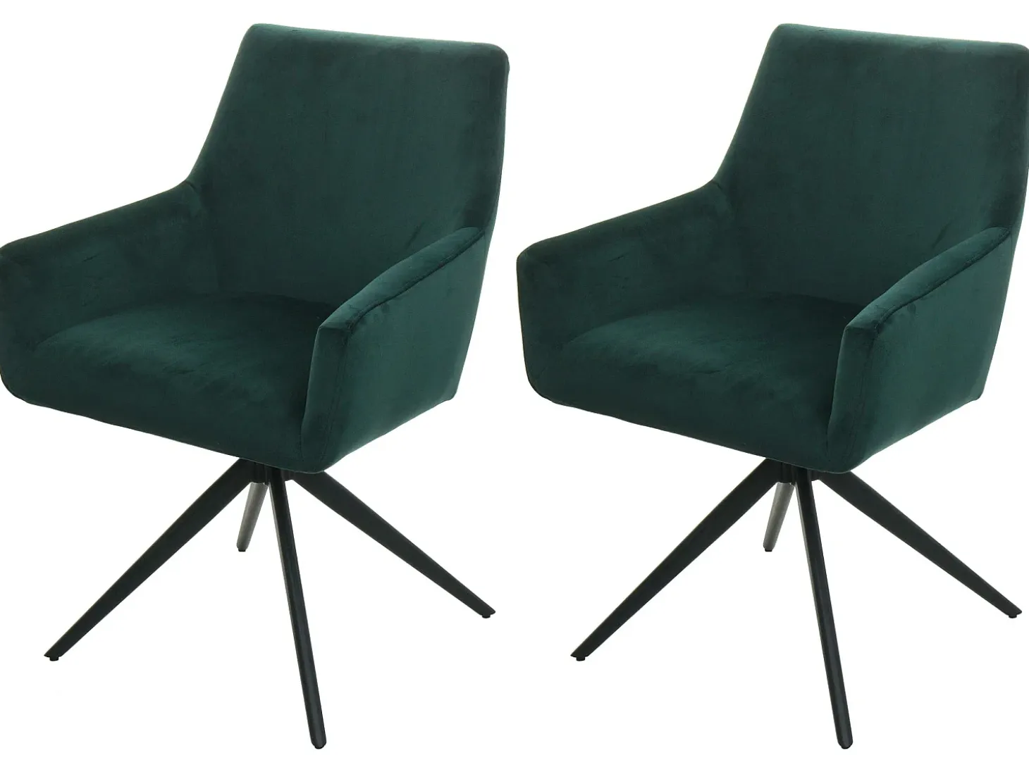 Silla de comedor MCW-L91 (set de 2), verde