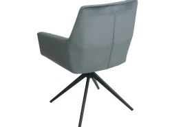 Silla de comedor MCW-L91 (set de 2), gris oscuro