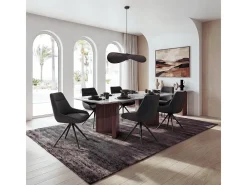 Silla de comedor MCW-M65, antracita