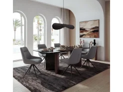Silla de comedor MCW-M65, gris