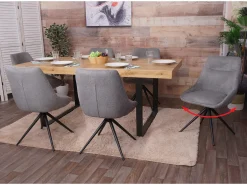 Silla de comedor MCW-M65, gris