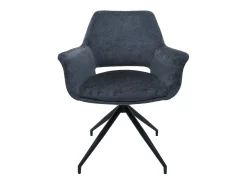 Silla de comedor MCW-M53, gris oscuro
