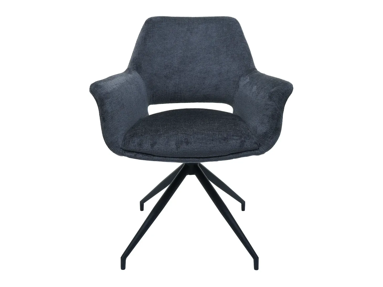 Silla de comedor MCW-M53, gris oscuro