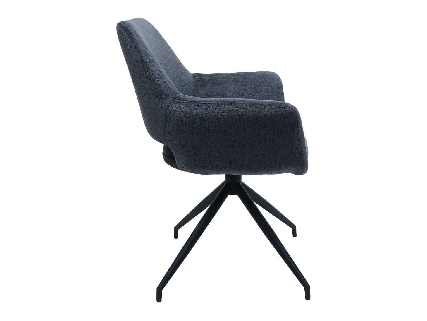 Silla de comedor MCW-M53, gris oscuro