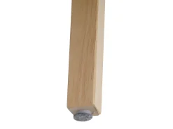 Silla de comedor MCW-M59 (juego de 6), estructura color claro, topo