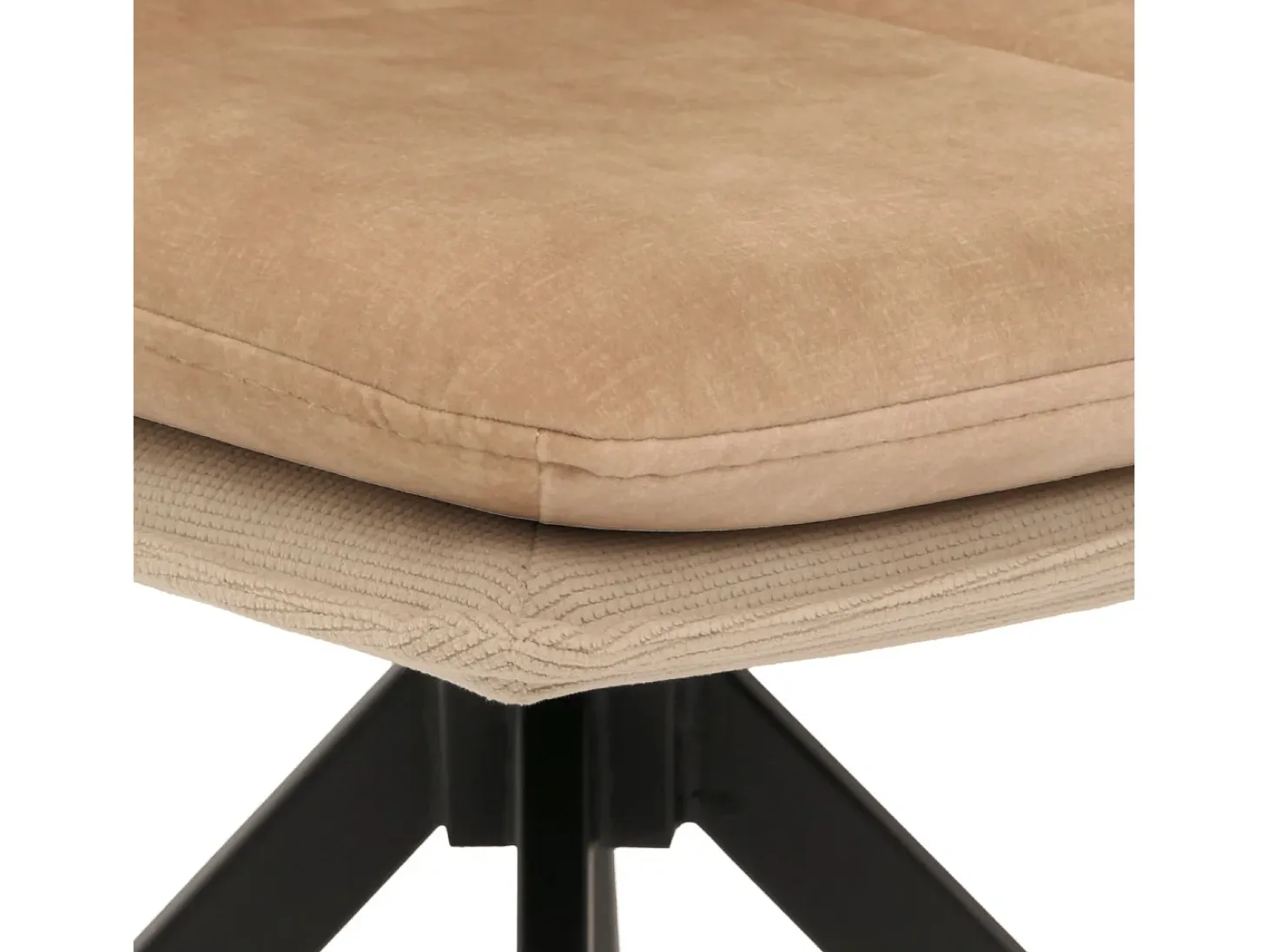Silla de comedor MCW-M68 (juego de 2), beige