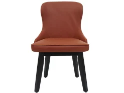 Silla de comedor MCW-M60 (set de 2), terracota-marrón